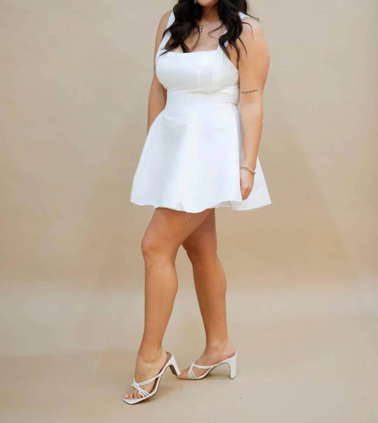 The Vintage Shop - Candace Tie back Mini Dress