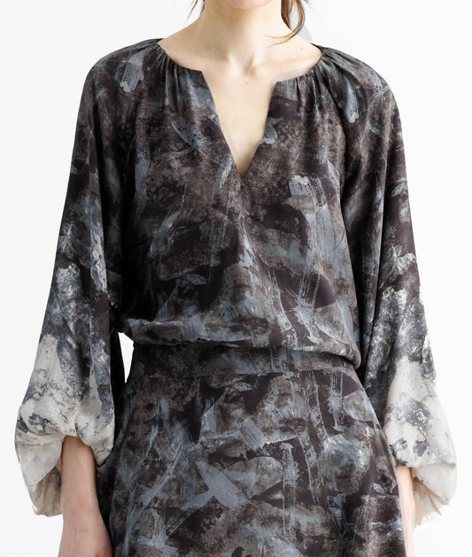 Go By Go Silk - Bubbled Up Blouse