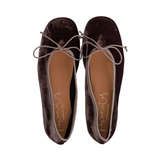 Papanatas - Women's Velvet Ballerina Flats