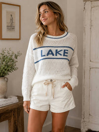 Cozy Co. - Lake Open Knit Sweater