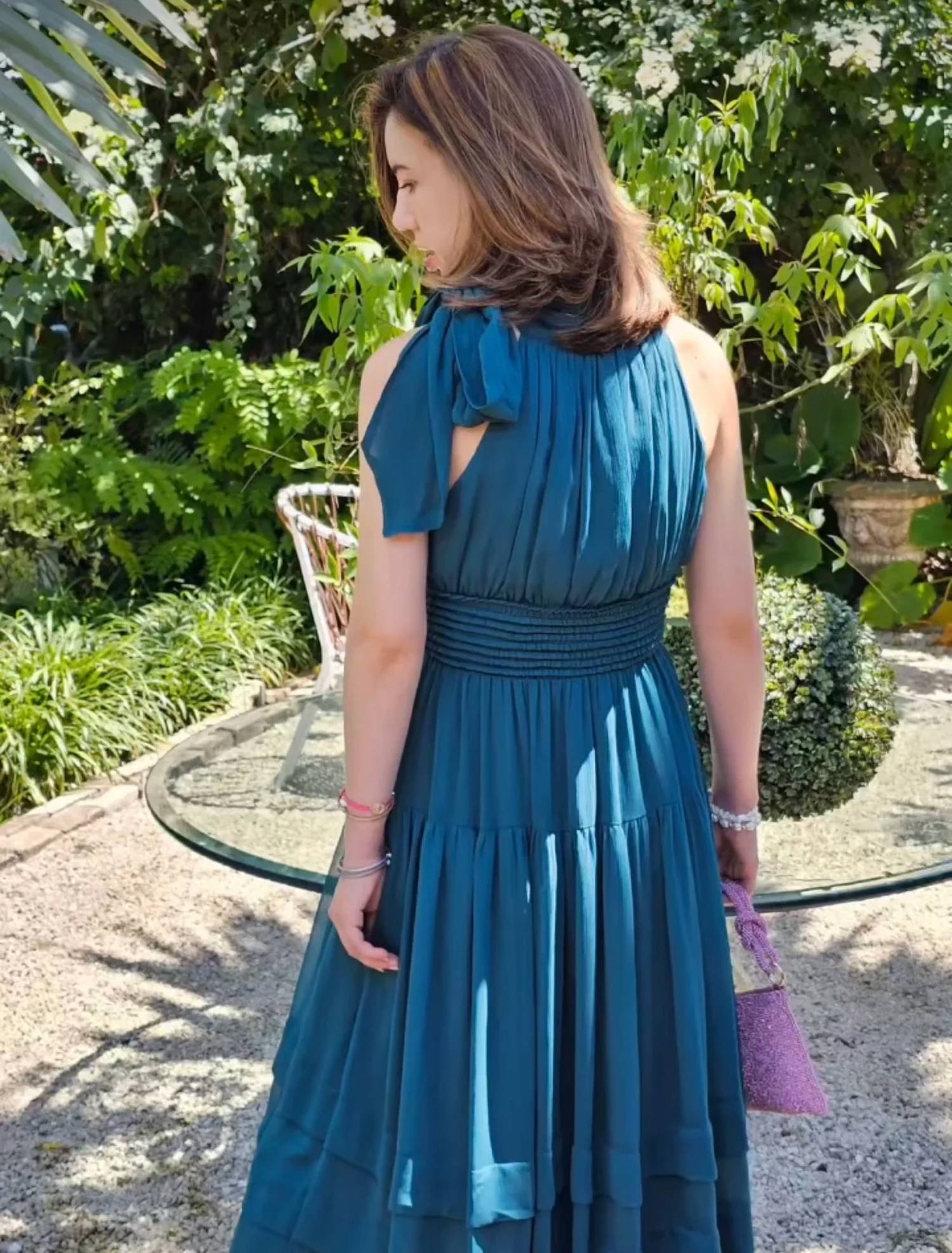 Reset By Jane - Halter Chiffon Dress