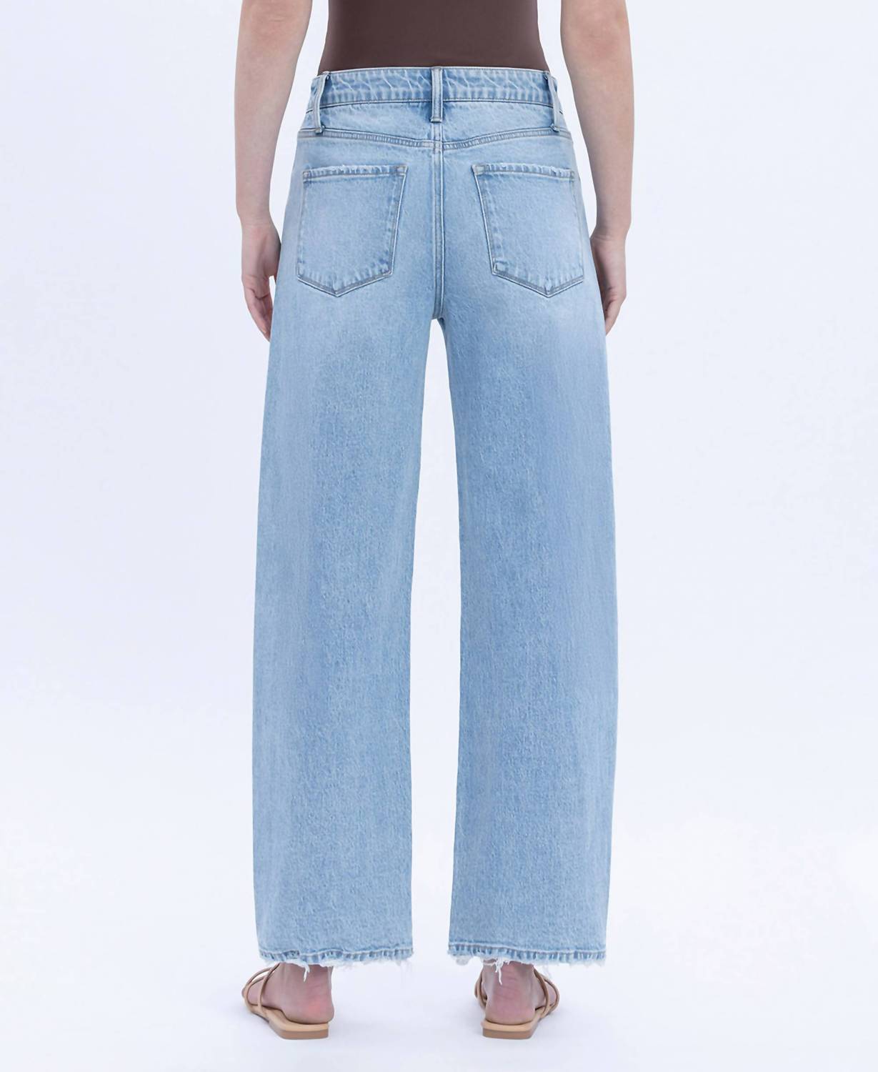 Vervet By Flying Monkey - Brylee High Rise Crop Barrel Jeans