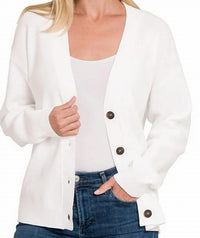 Zenana - Viscose Sweater Cardigan