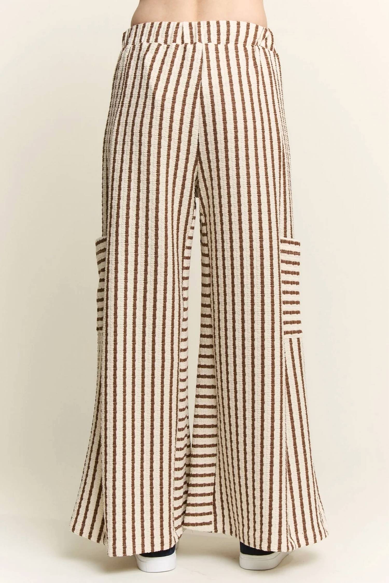 Jade By Jane - Striped Wide Leg Pants