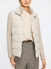 Brochu Walker Iris Puffer Jacket in stone - women's jacket