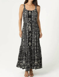 Nostalgia - Printed Maxi Tank Dress