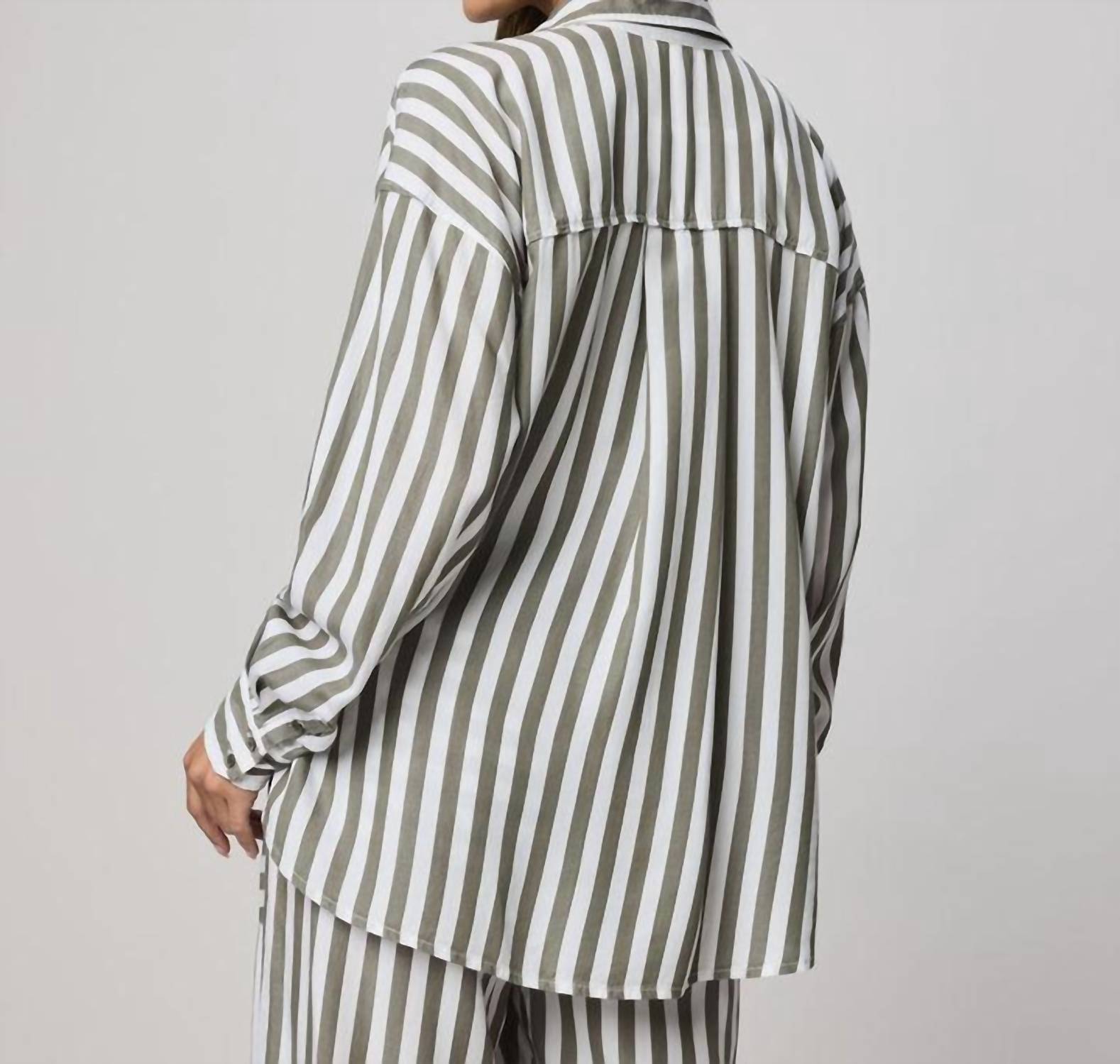 Splendid - Ella Stripe Button Down Shirt