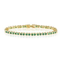 Sahira Jewelry Design - Women's Bezel Tennis Bracelet