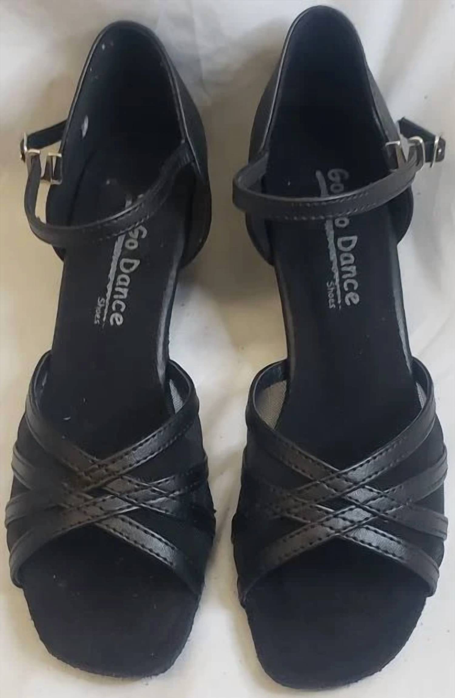 Go Go Dance - Women's Petrona 1.8" Thick Heel Latin Sandal