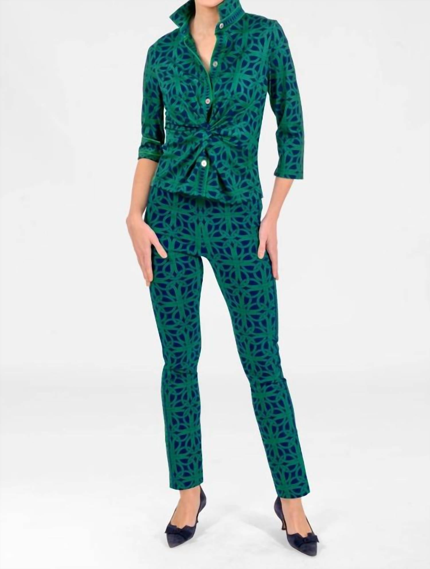 Gretchen Scott - Gripeless Ring Toss Pull On Pant