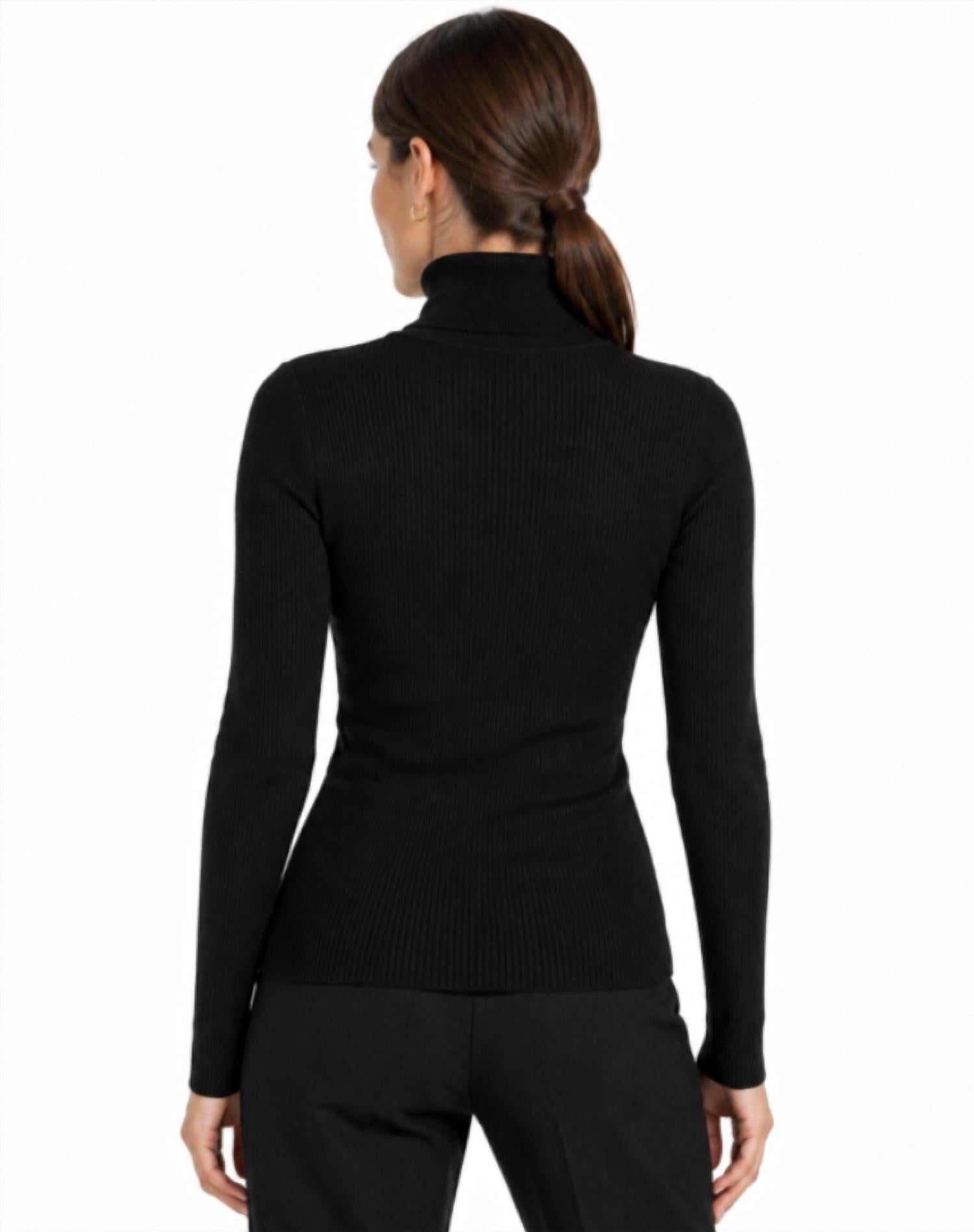 The Athletic Side Of Us - Osa's Turtleneck Sweater – Ribbed Sustainable Knit