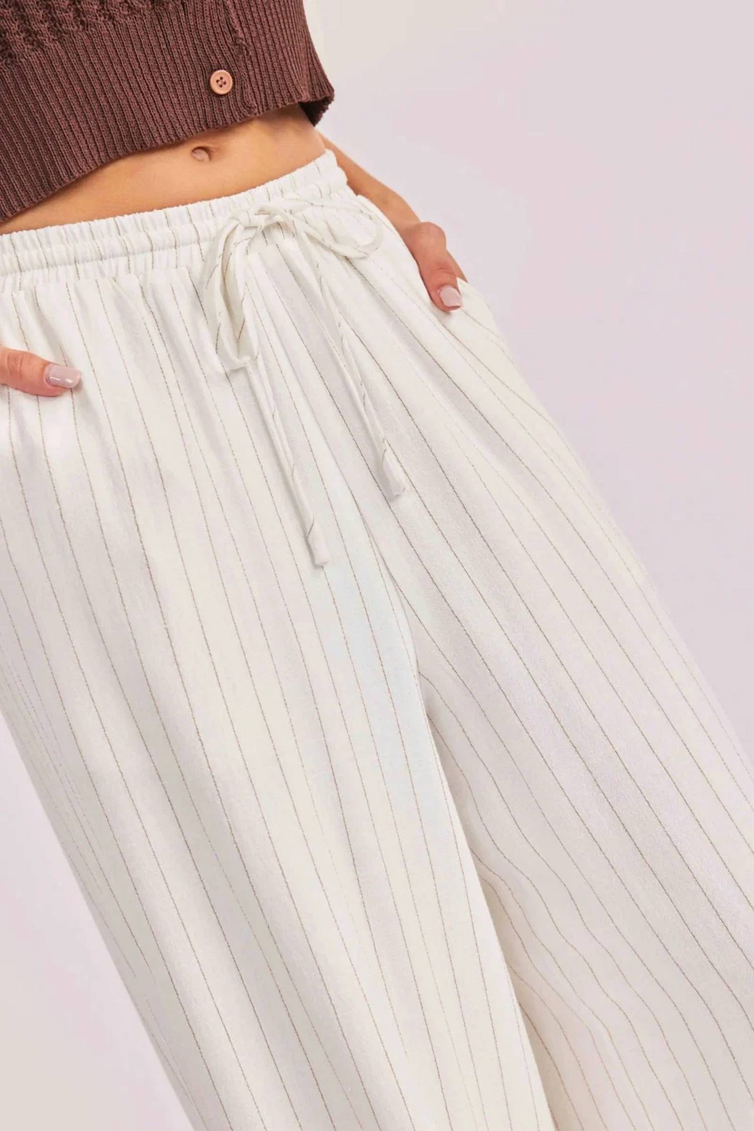 Sadie & Sage - Sugarloaf Stripe Pants