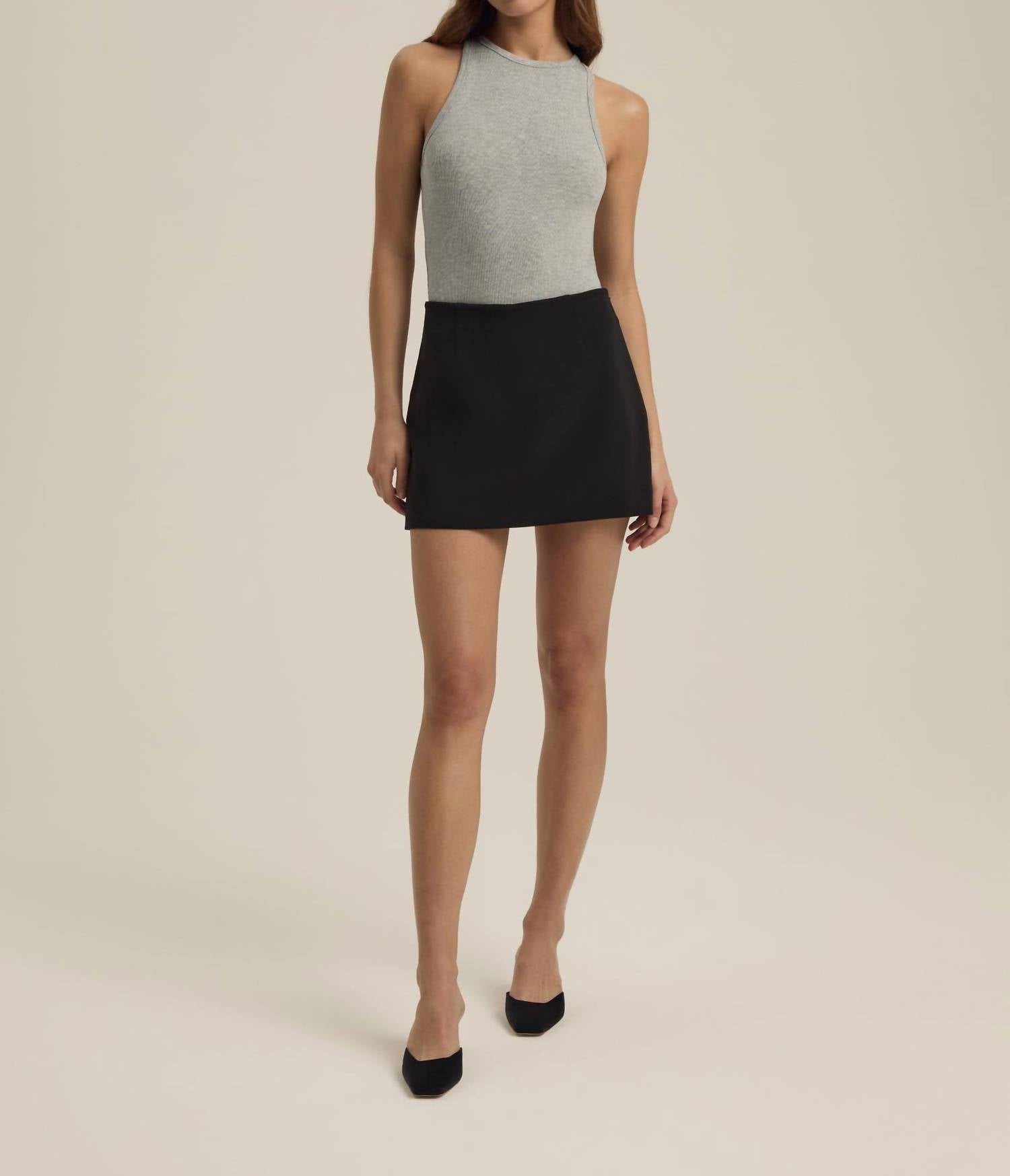 Favorite Daughter - Favorite Skort Mini Skirt Built In Shorts