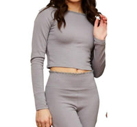 Theme - Lucy Long Sleeve Crop Top