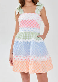 Celia B - Jade Short Vichy Dress