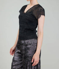 Current Air - Shimmer Lace Top