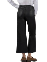 Kut From The Kloth - Meg Coated High Rise Wide Leg Pants