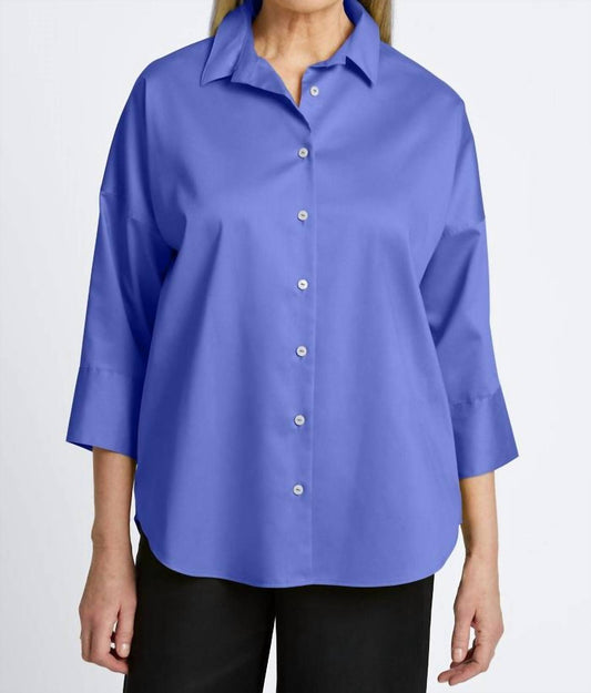 Foxcroft - Avery No Iron Stretch Matte Sateen Long Sleeve Shirt
