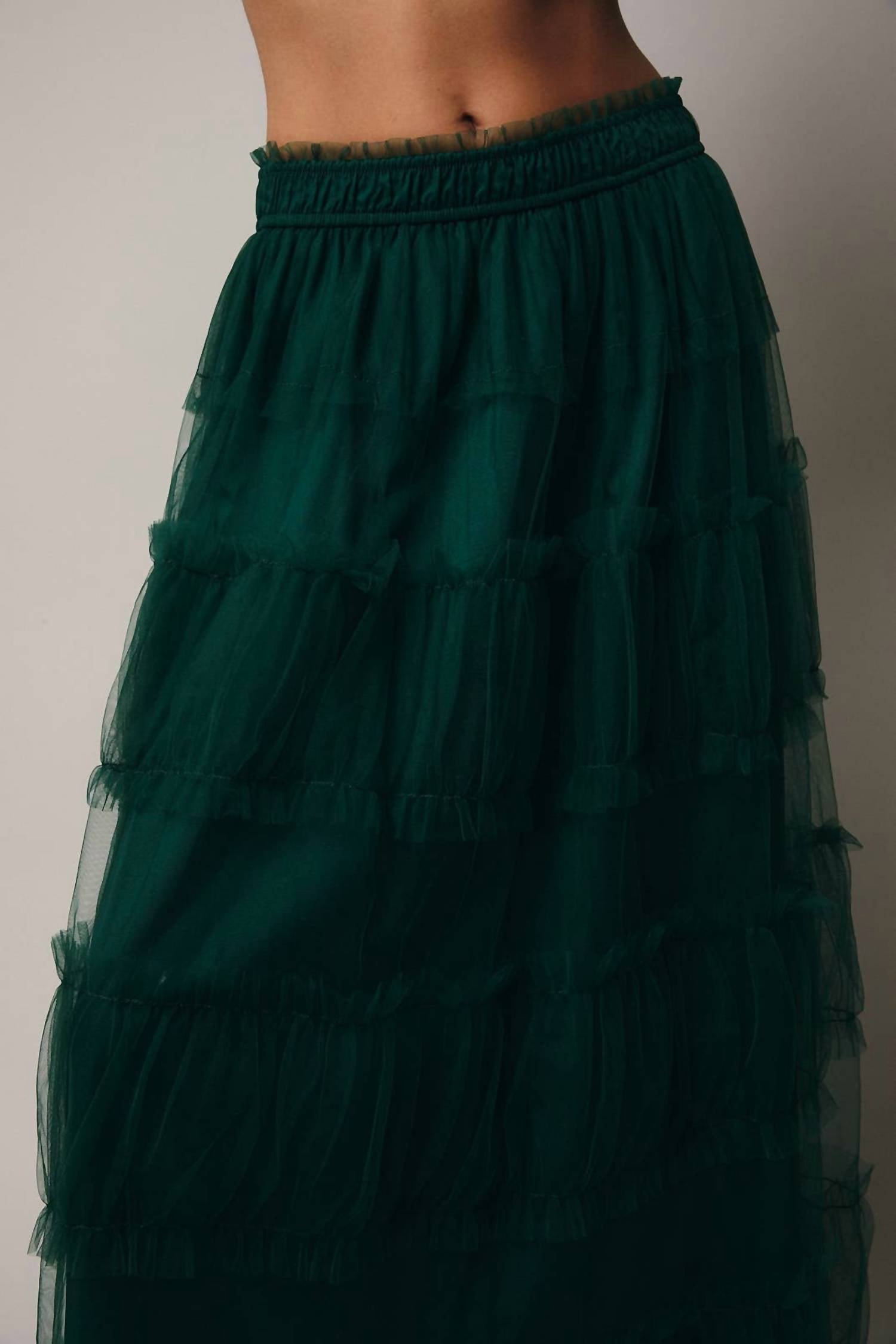 Sunday Edition - Holly Tiered Midi Skirt