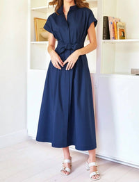 Finley - Typewriter Cloth Long Rocky Midi Dress