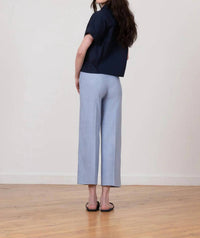 Avenue Montaigne - Alex Chambray Stretch Linen Pant