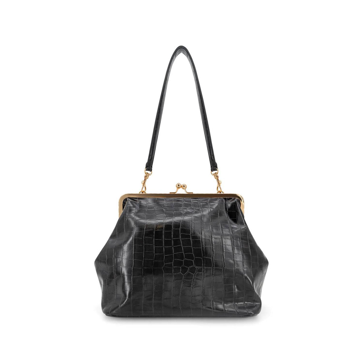 Like Dreams - Women's Miette Faux Croc Top Handle Clutch