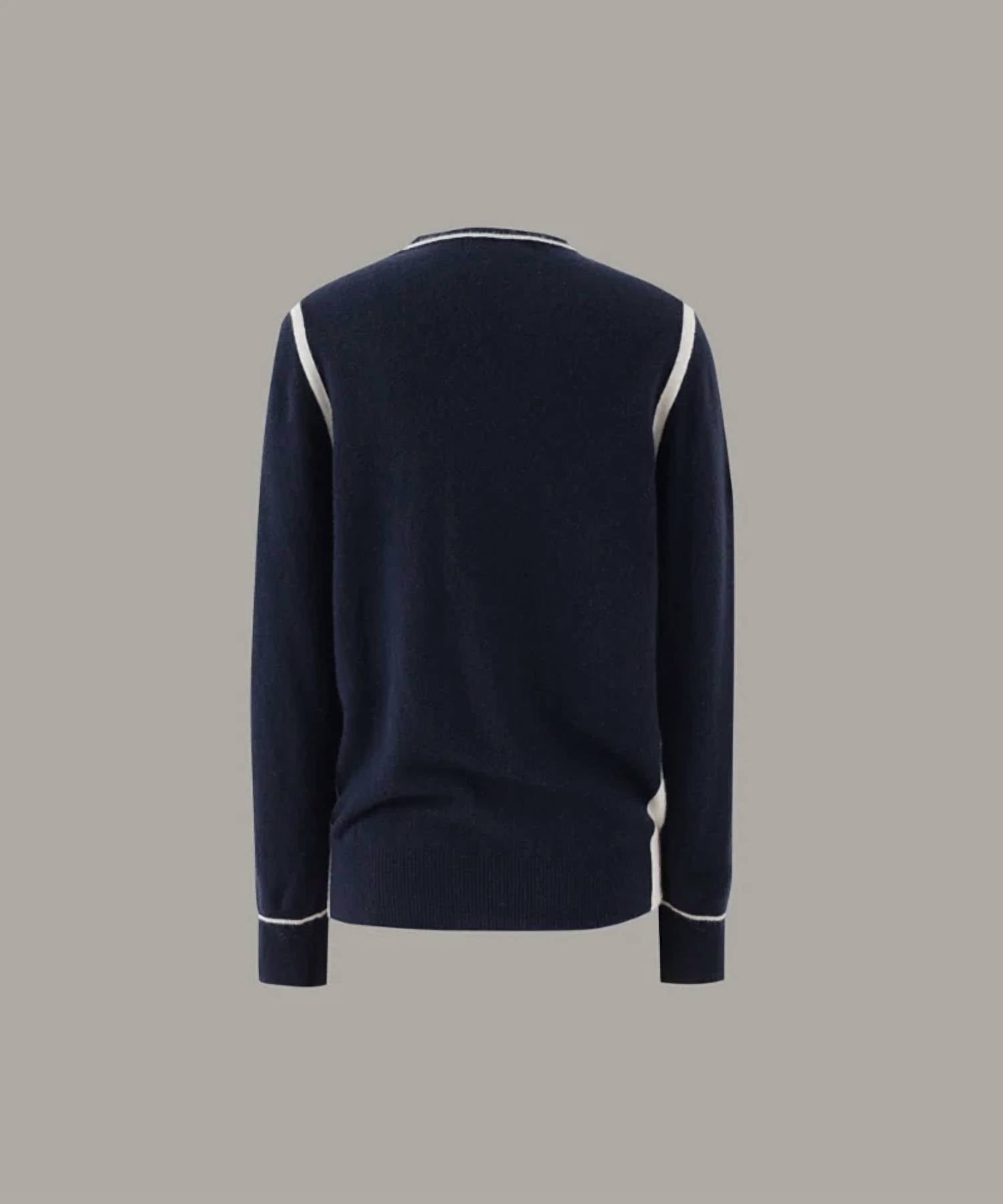 Anel - Golf Cash Round Knit Top