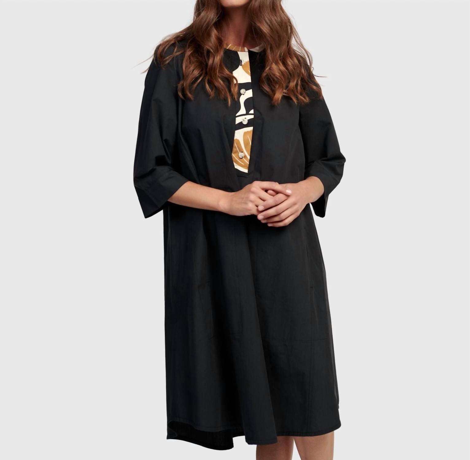 ALEMBIKA Kenzie Shirt Dress in tulips - women's dress - view 4
