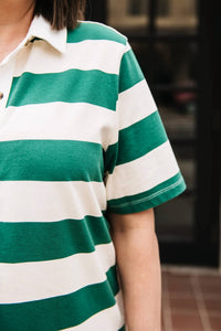 Gentle Fawn - Wide Stripe Polo Mini Dress