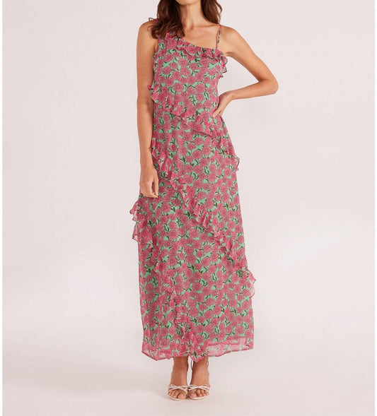 Minkpink - Grace One Shoulder Maxi Dress