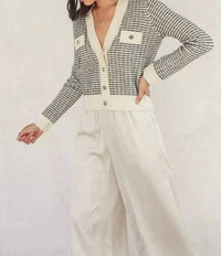 Dress Forum - Contrast Rib Cardigan