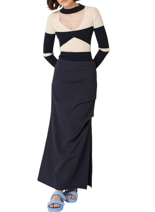 Find Me Now - Orion Ruched Midi Skirt