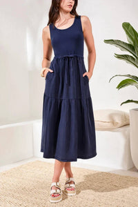 Tribal - Sleeveless Maxi Dress