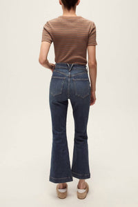 Veronica Beard - Carson High Rise Ankle Flare Jeans