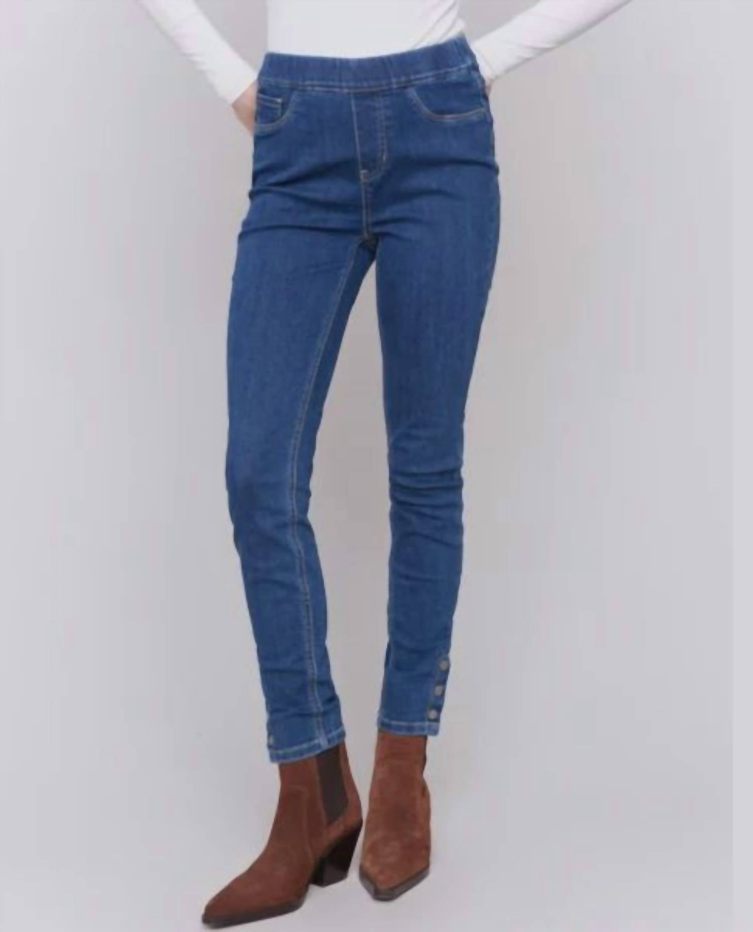 Charlie B - Slim-fit Ankle Jeans