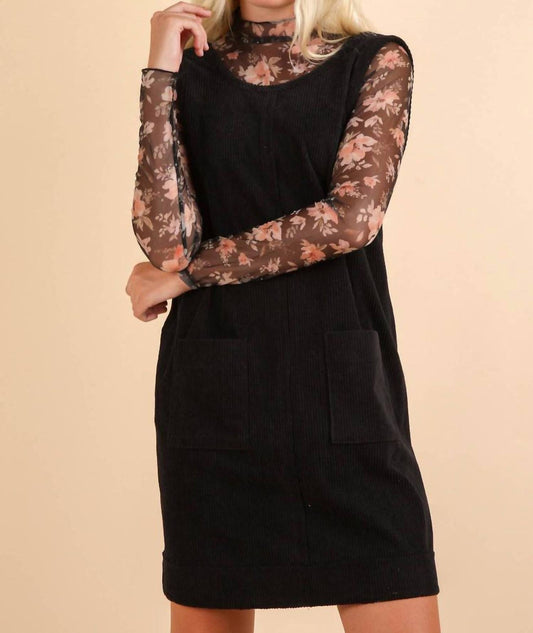 Very J - Corduroy Mini Dress