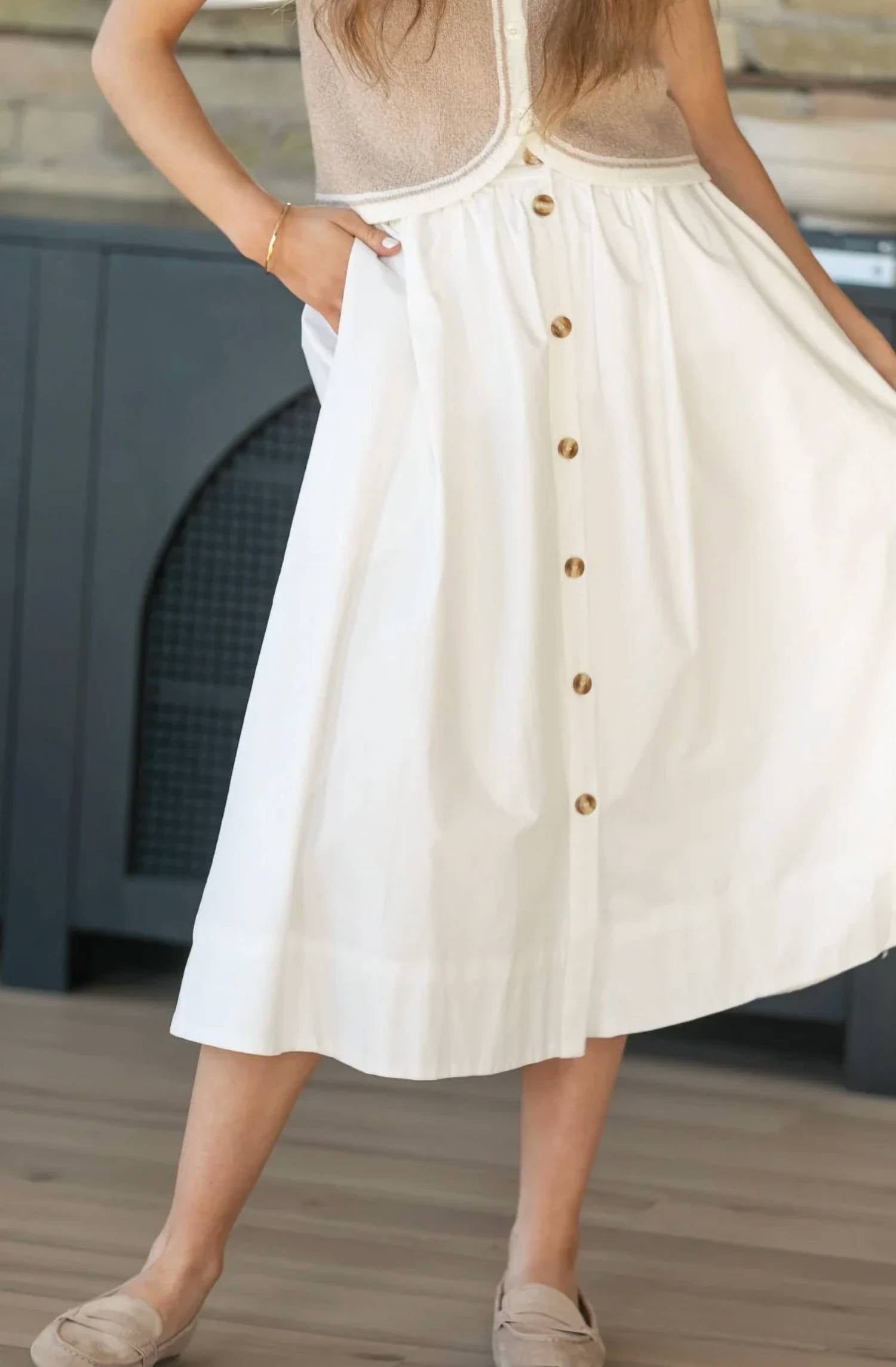 Sage The Label - Lily Pond Midi Skirt