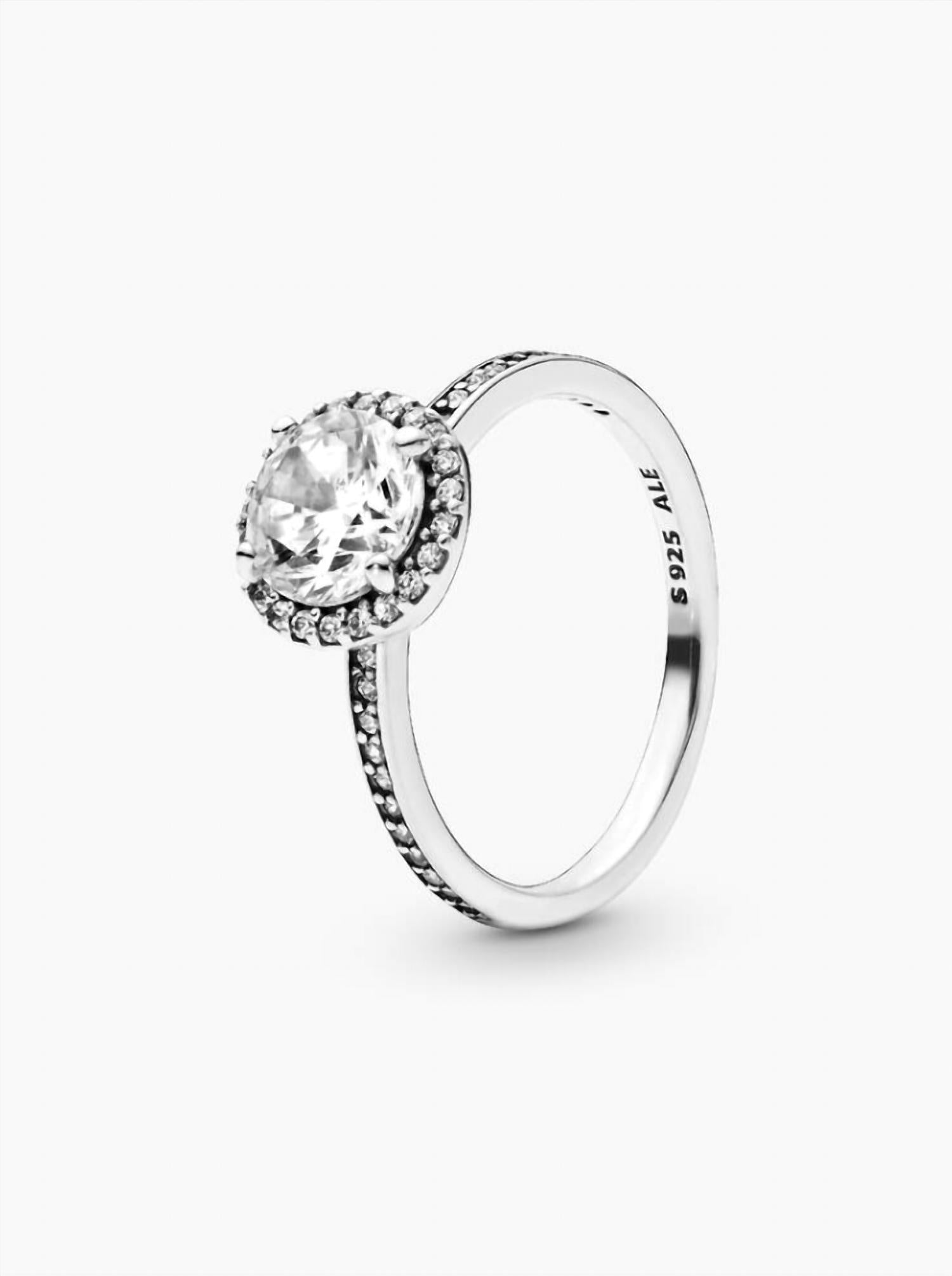 Pandora - Women's Round Sparkle Ring