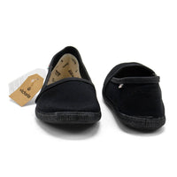 Victoria - Women's Slip On Cotton Flat Shoes