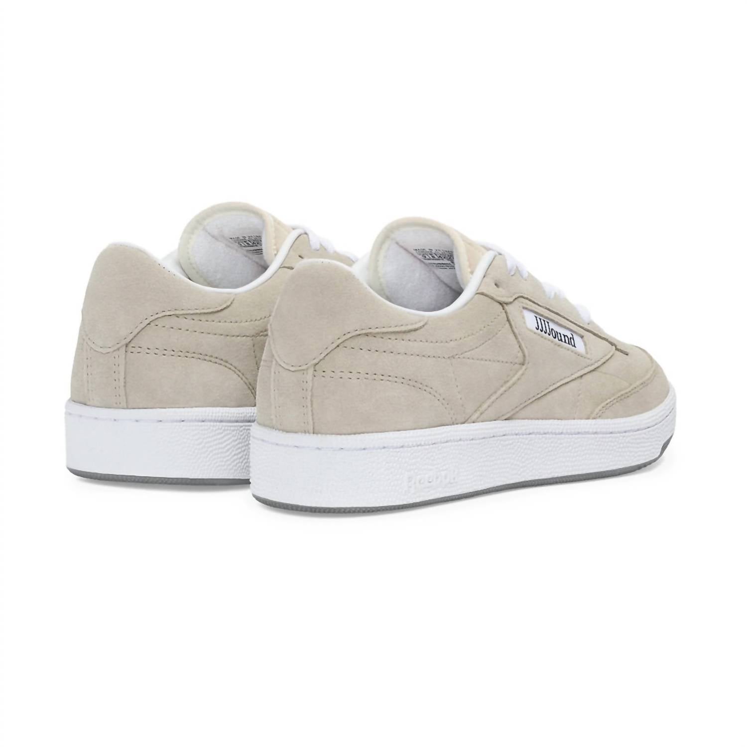 Reebok Men's Club C Jound Suede Low Top Sneakers in cream - men's sneaker - alternate view