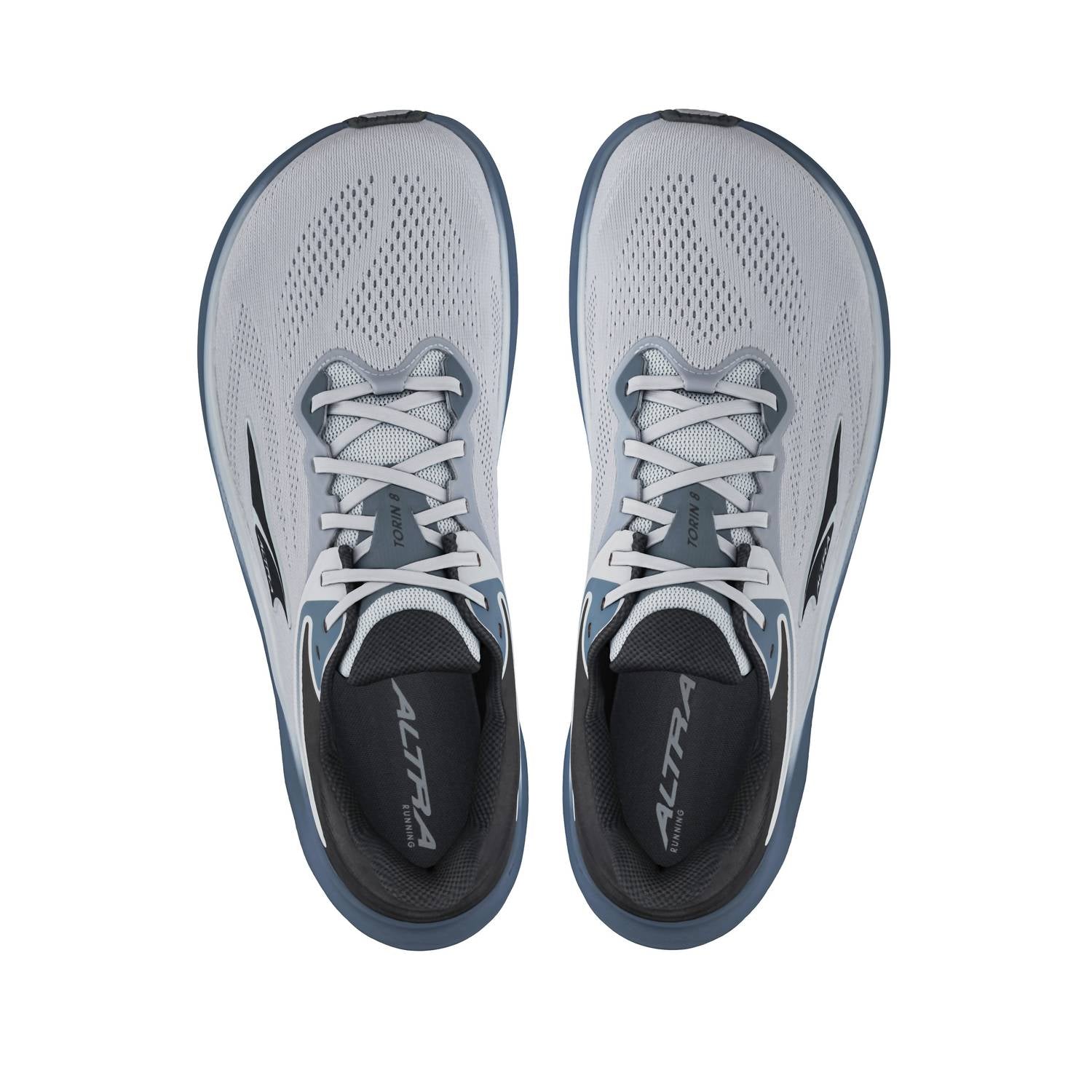 ALTRA Men's Torin 8 Shoe in gray - men's shoe - detail view