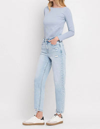 Flying Monkey - Super High Rise Barrel Leg Jeans