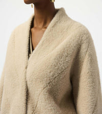 Joseph Ribkoff - Feather Yarn Sweater Knit Coat