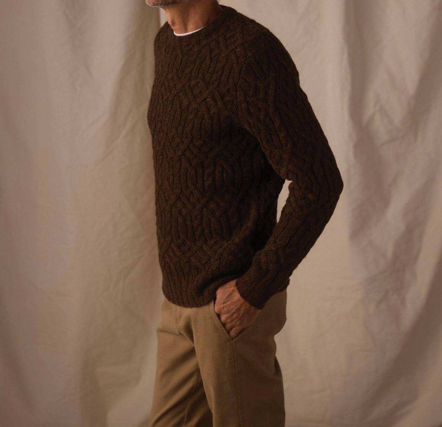 The Normal Brand - Trellis Cable Pullover Sweater