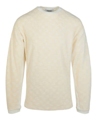 Ambush Men's Monogram Crewneck Sweatshirt in white - men's sweater