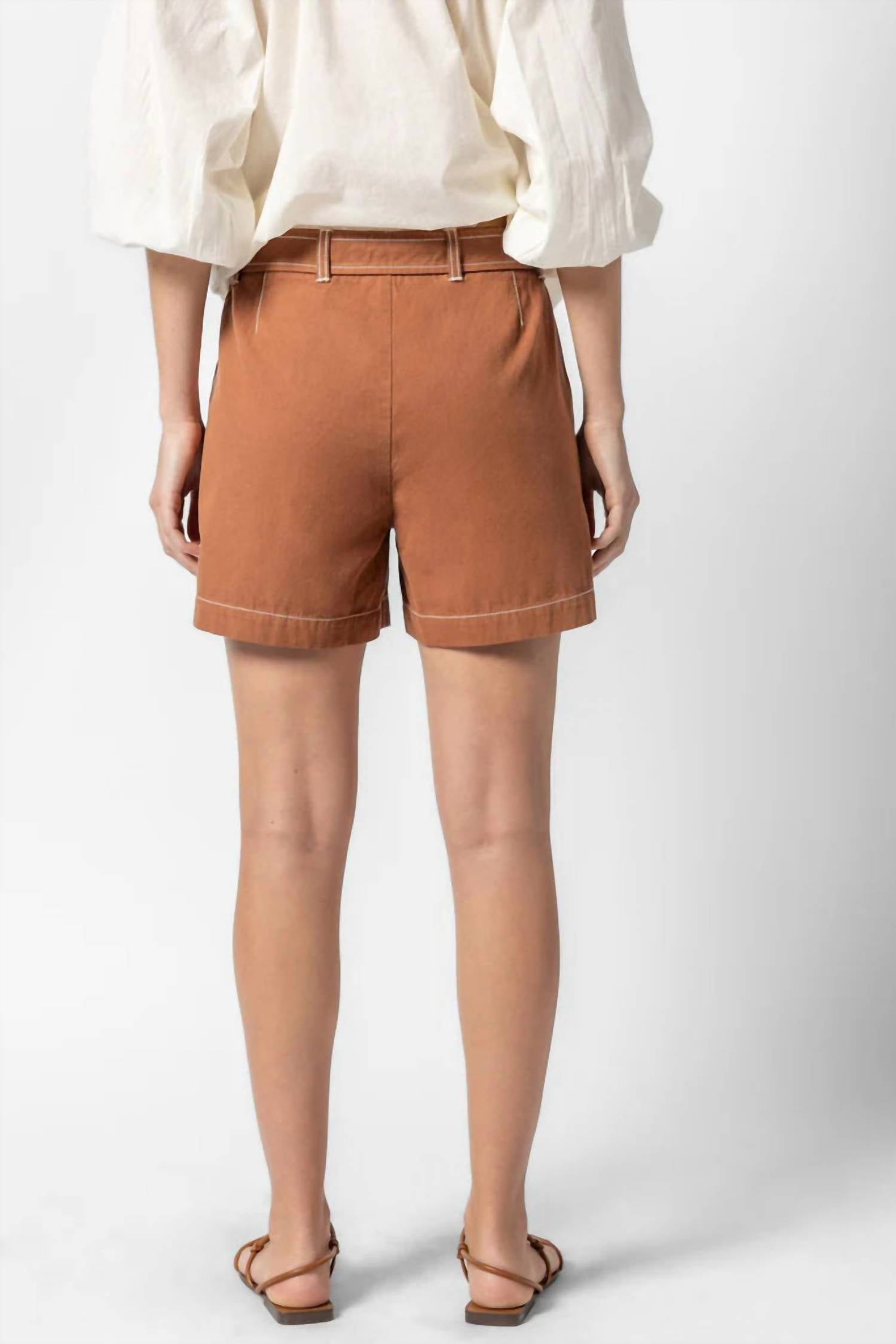 Lilla P - Belted Canvas Short
