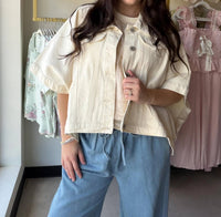 Wishlist - Women's Denim Poncho Jacket