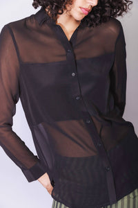 Catherine Gee - Women's Long Sleeves Collar Blouse
