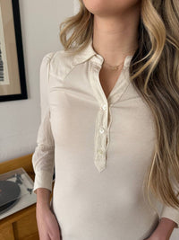 Current Air - Rory Collared Knit Top