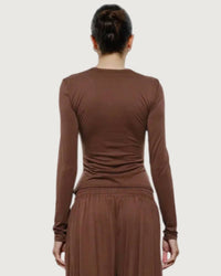 Loucia - Lennox Button Top
